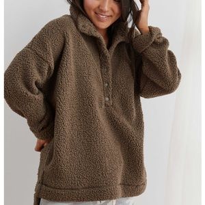 Aerie cloud Sherpa pullover